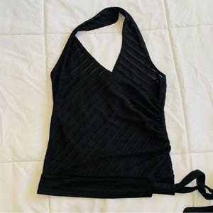 Misope Black Halter Top Size XS